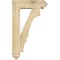 Ekena Millwork Balboa Arts and Crafts Rough Sawn Bracket w/ Offset Brace, Douglas Fir, 6"W x 18"D x 30"H BKT0604X18X30BOA03RDF - alternate 3